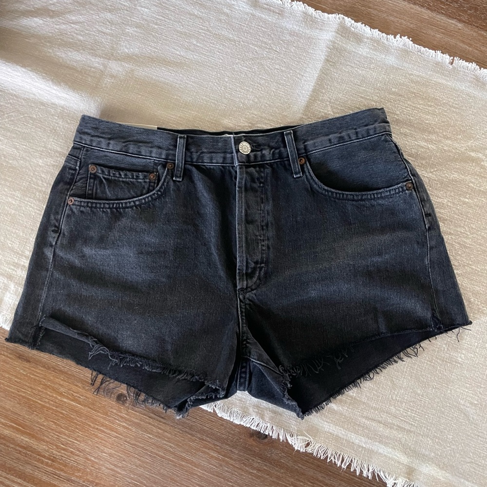 NWT Women’s Agolde denim shorts “Crash”